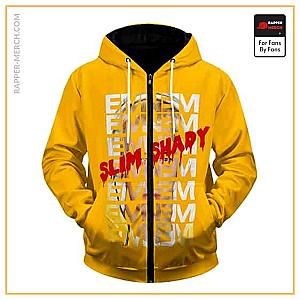 Eminem Zipped Hoodies - Eminem Slim Shady Drip Signature Art Dope Zip Up Hoodie RM0310