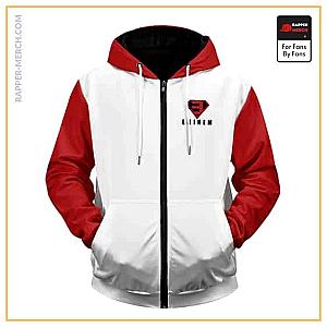 Eminem Zipped Hoodies - Rap Icon Eminem Superman-Inspired Logo Stylish Zip Hoodie RM0310