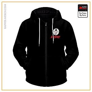 Eminem Zipped Hoodies - Marshall Mathers Eminem Killshot Logo Badass Zip Up Hoodie RM0310