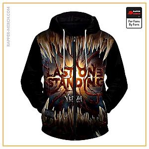 Eminem Zipped Hoodies - Last One Standing Eminem Song Artwork Dope Zip Up Hoodie RM0310