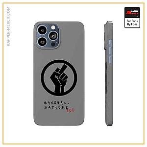 Eminem Cases - Marshall Mathers Too BLM Parody Logo Gray iPhone 13 Case RM0310