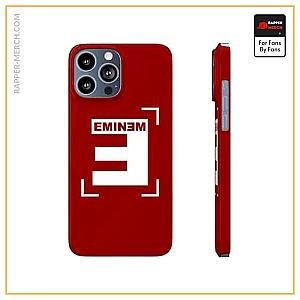 Eminem Cases - Reverse Eminem Unique Logo Red iPhone 13 Fitted Case RM0310