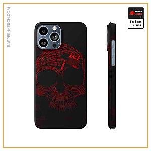 Eminem Cases - Red Skull Lyrics Typography Dope Eminem iPhone 13 Case RM0310