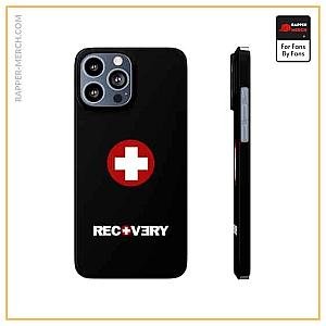 Eminem Cases - Eminem Recovery Album Logo Black iPhone 13 Fitted Case RM0310