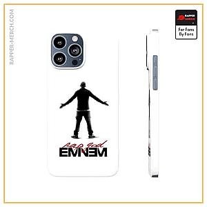 Eminem Cases - Rap God Eminem Back View White iPhone 13 Fitted Cover RM0310