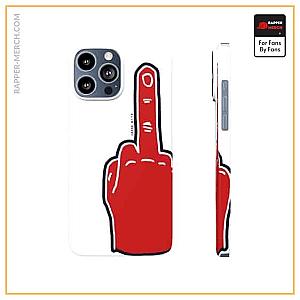 Eminem Cases - Slim Shady Red Middle Finger iPhone 13 Fitted Cover RM0310