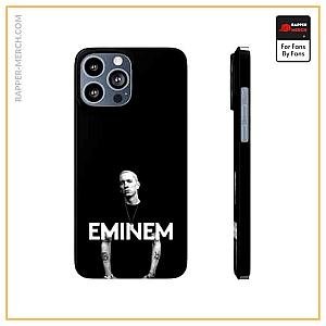 Eminem Cases - Detroit Rapper Eminem Monochrome iPhone 13 Fitted Case RM0310