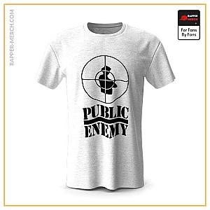 Public Enemy T-shirts - Badass Public Enemy Crosshair Logo T-shirt RM0710