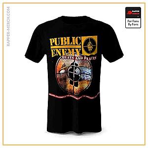 Public Enemy T-shirts - Public Enemy Beats And Places Album Logo Tees RM0710