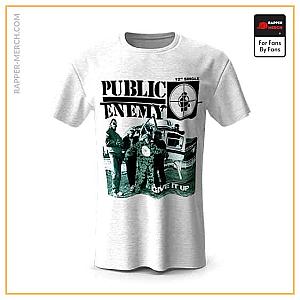 Public Enemy T-shirts - Give It Up Dope Public Enemy Song Art Tees RM0710