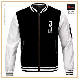 Tupac Shakur Jackets - All Eyez On Me Tupac Makaveli Face Silhouette Varsity Jacket RM0310