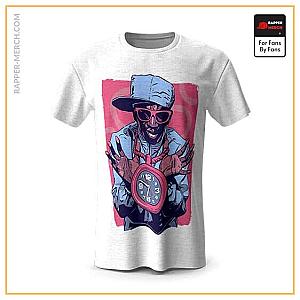 Public Enemy T-shirts - Public Enemy Flavor Flav Blue Pink Pop Art Tees RM0710