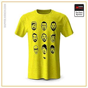 Wu-Tang Clan T-shirts - Wu-Tang Clan Members Head Artwork Shirt RM0410