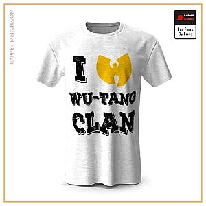 Wu-Tang Clan T-shirts - I Love Wu-Tang Clan Typographic Art Shirt RM0410