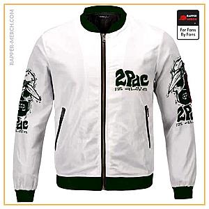 Tupac Shakur Jackets - West Coast Legendary Rapper 2Pac Iz Alive Bomber Jacket RM0310