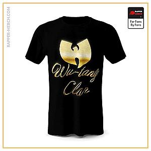 Wu-Tang Clan T-shirts - Wu-Tang Clan Minimalist Golden Logo Tees RM0410