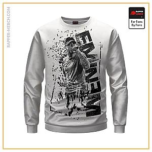 Eminem Sweatshirts - Rap Icon Eminem Shattered Artwork Stylish Sweatshirt RM0310