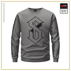 Eminem Sweatshirts - Eminem Slim Shady LTD Minimalist Icon Gray Sweatshirt RM0310