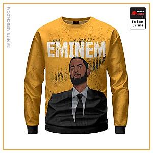 Eminem Sweatshirts - Rap Icon Marshall Mathers Eminem Grunge Art Sweatshirt RM0310