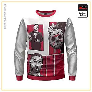 Eminem Sweatshirts - Eminem Album Music To Be Murdered By Artwork Sweatshirt RM0310