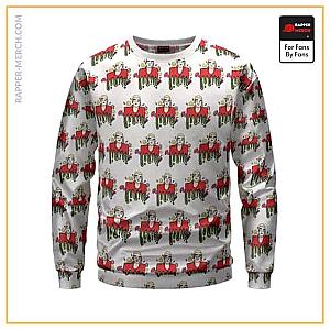 Eminem Sweatshirts - Trippy Grime Abstract Art Slim Shady Pattern Crewneck Sweater RM0310