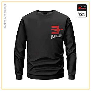 Eminem Sweatshirts - Eminem Music To Be Murdered By Knife Logo Badass Sweater RM0310