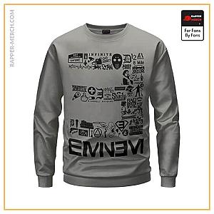 Eminem Sweatshirts - Rapper Eminem Icons Through The Years Awesome Sweatshirt RM0310