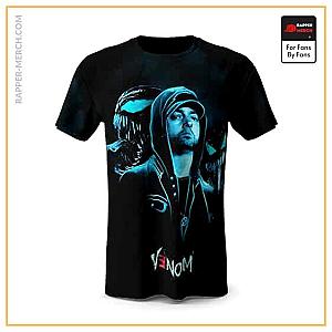 Eminem T-shirts - Eminem Venom Cover Art Black T-Shirt RM0310