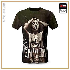 Eminem T-shirts - American Rapper Eminem Vintage Art T-Shirt RM0310