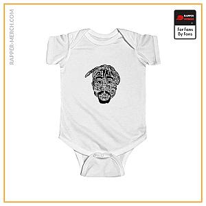 Tupac Shakur Baby Onesies - Tribute To 2pac All Eyez On Me Thug Life Face Baby Bodysuit RM0310