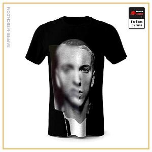 Eminem T-shirts - Eminem Half Face Blur Effect Art T-Shirt RM0310