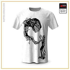 Eminem T-shirts - Venom Symbiote Alien Eminem Art White Shirt RM0310