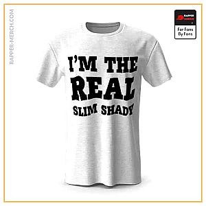 Eminem T-shirts - I'm The Real Slim Shady Typography Art Shirt RM0310