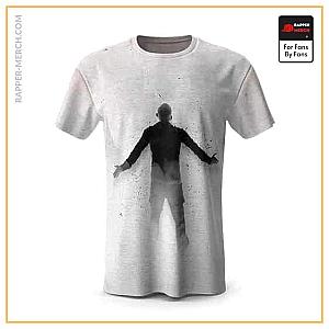 Eminem T-shirts - Rap God Eminem Body Silhouette White Tees RM0310