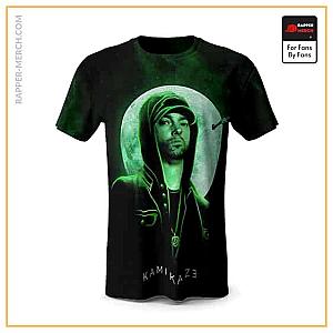 Eminem T-shirts - Eminem Kamikaze Night Green Art Epic T-Shirt RM0310