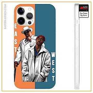 Biggie Smalls Cases - East And West King Biggie Smalls And 2Pac iPhone 12 Case RP0310