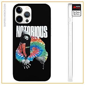 Biggie Smalls Cases - Notorious Big Wearing Tie-Dye Hoodie Black iPhone 12 Case RP0310