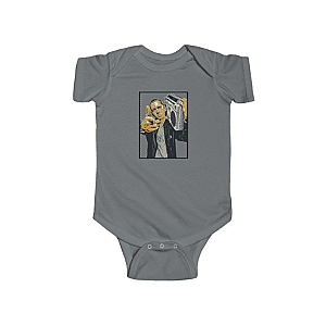 Eminem Baby Onesies - Marshall Eminem Mathers Holding Boombox Artwork Baby Romper RM0310