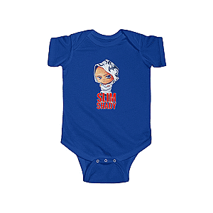 Eminem Baby Onesies - Eminem Slim Shady Chibi Style Illustration Dope Baby Onesie RM0310