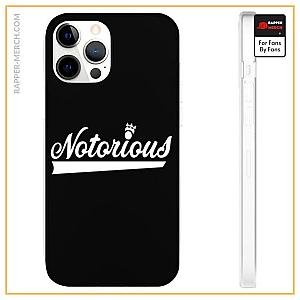 Biggie Smalls Cases - Biggie Smalls Notorious Name Logo Black iPhone 12 Case RP0310