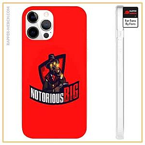 Biggie Smalls Cases - Notorious B.I.G. Logo Bloody Red iPhone 12 Bumper Case RP0310