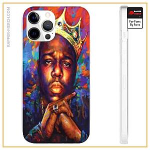 Biggie Smalls Cases - Crowned Biggie Smalls Abstract Multicolor Art iPhone 12 Cover RP0310