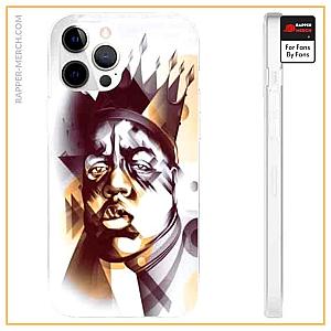 Biggie Smalls Cases - Hip Hop Rapper Notorious Big Crowned Head Art iPhone 12 Case RP0310