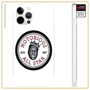 Biggie Smalls Cases - Tribute To Notorious Big All-Star Logo iPhone 12 Fitted Case RP0310