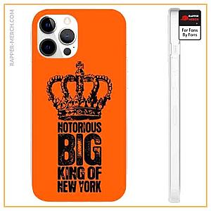 Biggie Smalls Cases - Notorious Big King Of New York Orange iPhone 12 Cover RP0310