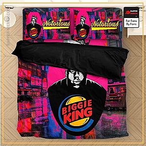 Biggie Smalls Bedding Sets - Vibrant New York's City Art Biggie King Parody Bedding Set RP0310