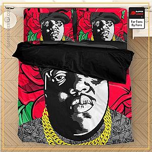 Biggie Smalls Bedding Sets - Biggie Smalls East Coast Rap Legacy Rose Tribute Bed Linen RP0310