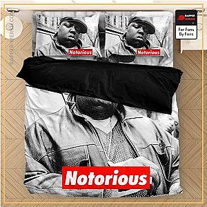 Biggie Smalls Bedding Sets - Gangsta Rap Notorious Biggie Epic Monochrome Bed Linen RP0310