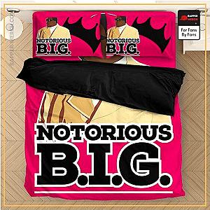 Biggie Smalls Bedding Sets - East Coast Rap Icon Notorious B.I.G. Hot Pink Bedding Set RP0310