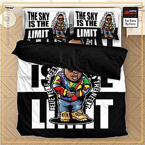 Biggie Smalls Bedding Sets - Sky Is The Limit Biggie Smalls Dope White Bedding Set RP0310